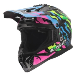 Slika Motocross kaciga LS2 Fast EVO II Grotesk (MX708), šarena