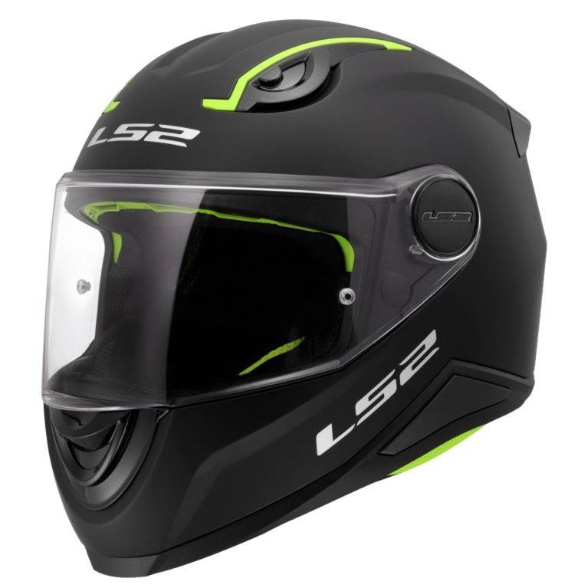 Slika Dječja motoristička kaciga LS2 Kid Matt (FF812), mat crna