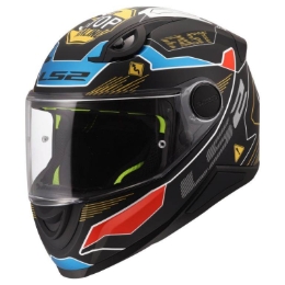 Slika Dječja motoristička kaciga LS2 Kid Zero (FF812), siva/crna/crvena