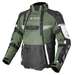 Slika Adventure motoristička jakna LS2 X-Master, crna/zelena