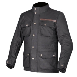 Slika Retro vodootporna motoristička jakna LS2 Liberty, crna