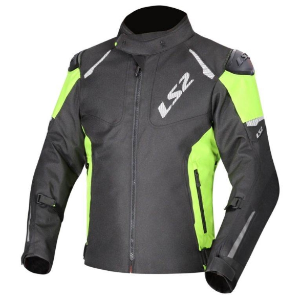 Slika Motoristička jakna LS2 Zoom, crna/žuta