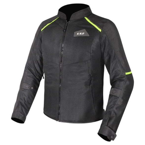 Slika Ljetna motoristička jakna LS2 Breeze, crna/žuta