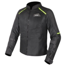 Slika Poletna motoristična jakna LS2 Breeze, črna/rumena