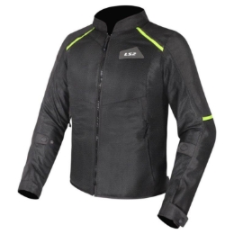 Slika Ljetna motoristička jakna LS2 Breeze, crna/žuta