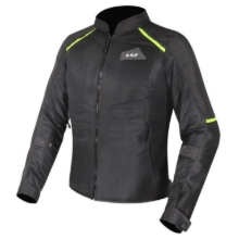 Slika Poletna ženska motoristična jakna LS2 Breeze, črna/rumena