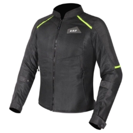 Slika Ljetna ženska motoristička jakna LS2 Breeze, crna/žuta