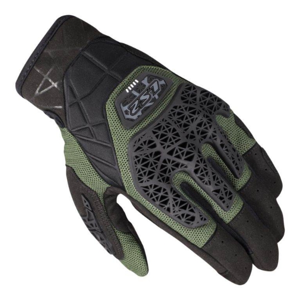 Slika Enduro motorističke rukavice LS2 All Terrain II, crna/zelena