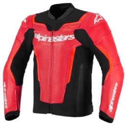 Slika Sportska kožna motoristička jakna Alpinestars GP Force Airflow v2, crvena