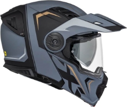 Slika Enduro preklopna kaciga iXS Venture 1.0 MIPS, mat crna/zlata