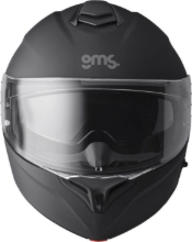 Slika Preklopna čelada za motor GMS Aperio, mat črna