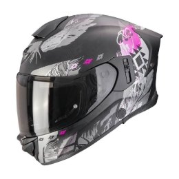 Slika Full face Scorpion EXO-530 AIR HADJI, mat crna/ružičasta