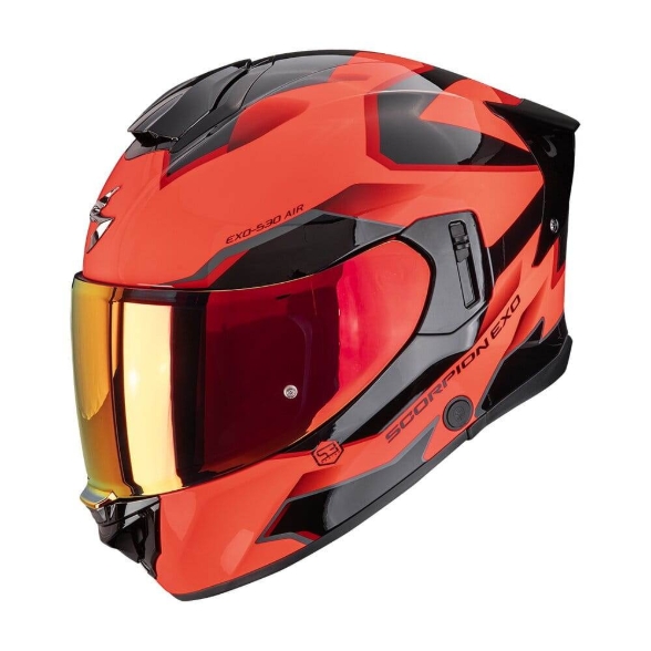 Slika Full face kaciga Scorpion EXO-530 AIR CLIP, crvena/crna