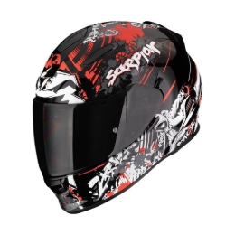 Slika Motoristička kaciga Scorpion EXO-491 SPECTOR, crna/crvena