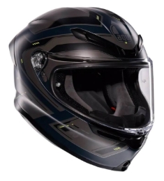 Slika Sportska kaciga za motor AGV K6 S Enhance, mat siva/žuta