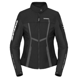 Slika Ženska ljetna motoristička jakna SPIDI Motojoy, crna/bijela