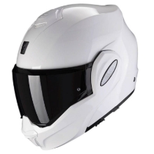 Slika Preklopna motoristična čelada Scorpion EXO-Tech EVO Gloss, bela
