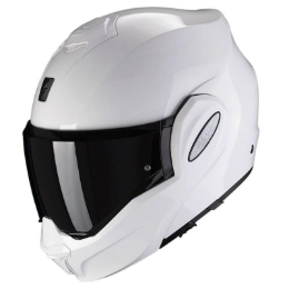 Slika Flip up motoristička kaciga Scorpion EXO-Tech EVO Gloss, bijela